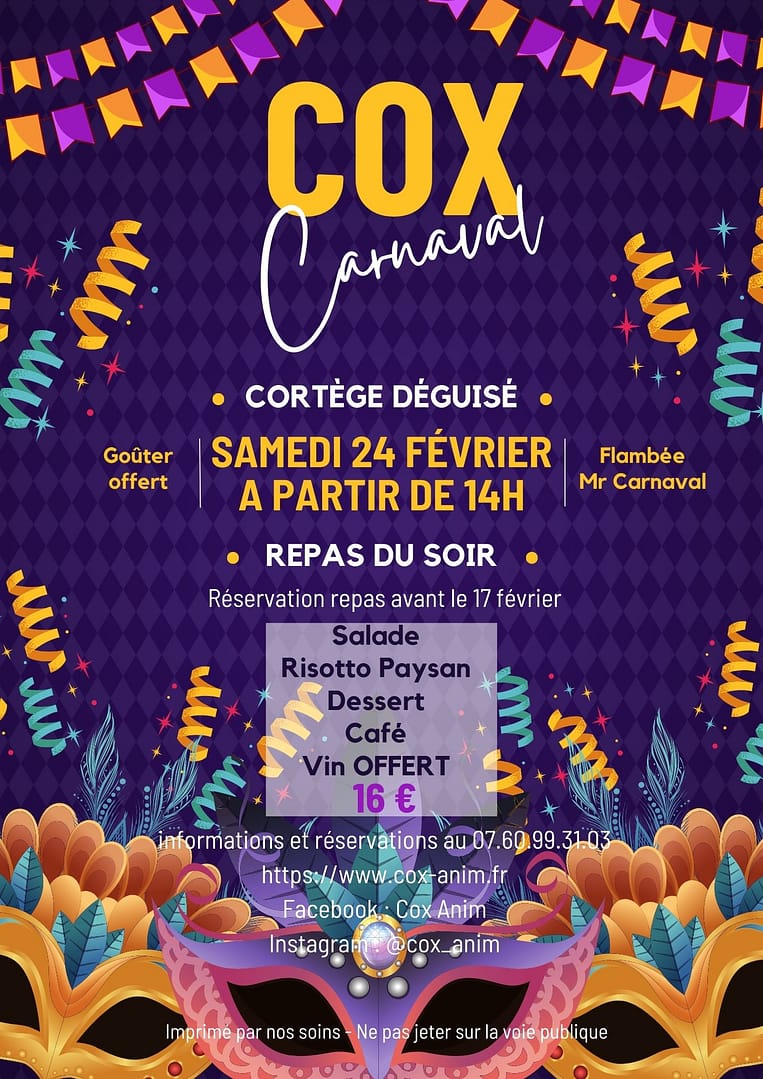 Affiche Carnaval 2024