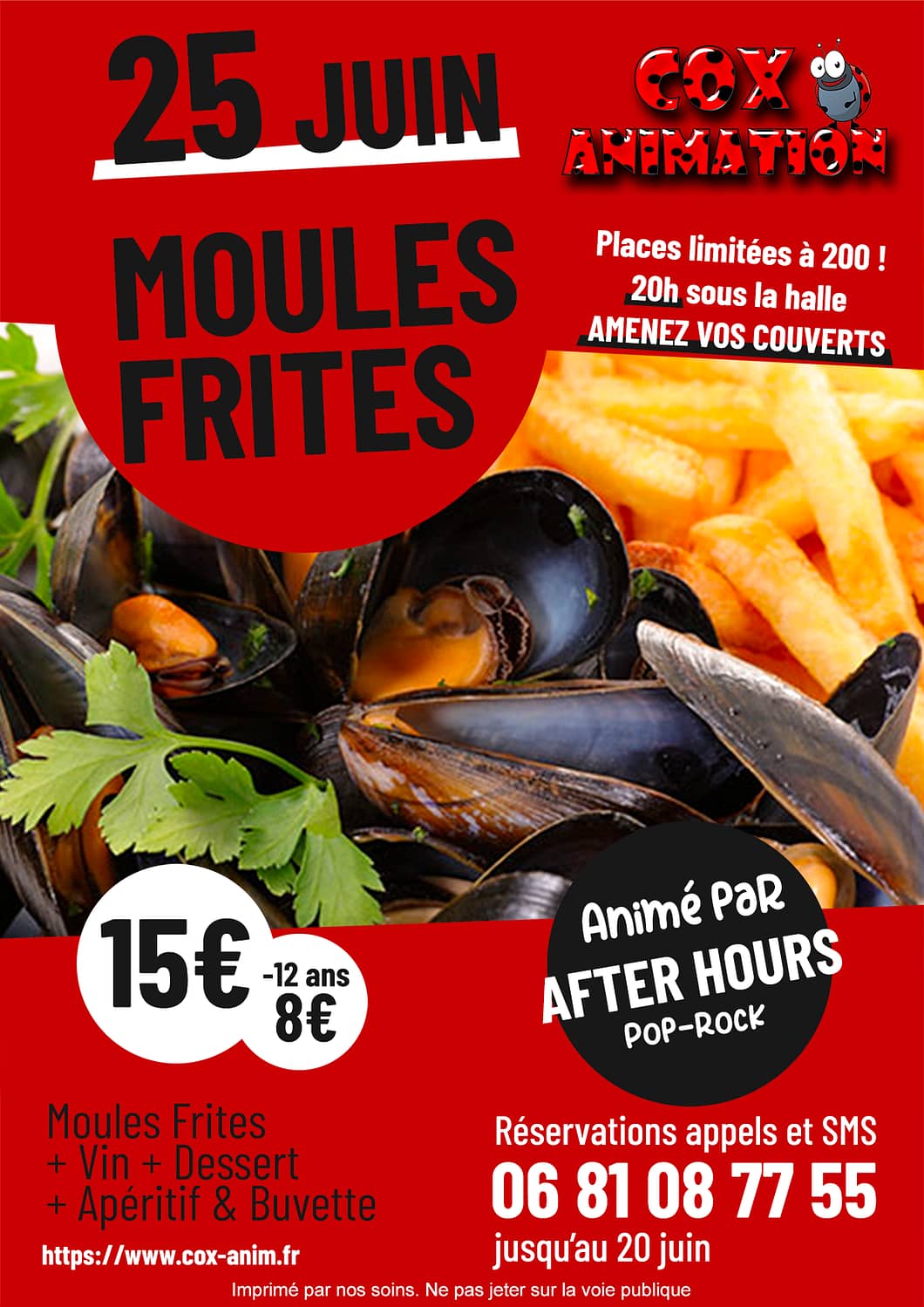 Flyer Moules - Frites Flyer Moules - Frites